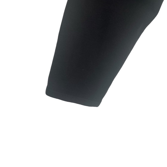 S Max Mara Knit Dress Knee Length Long Sleeve Wool Blend Size Large Black - Picture 6 of 8